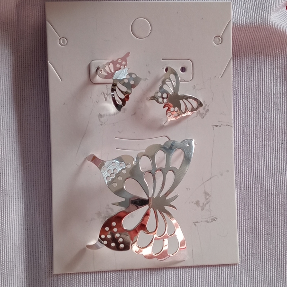 Aretes y dije de plata